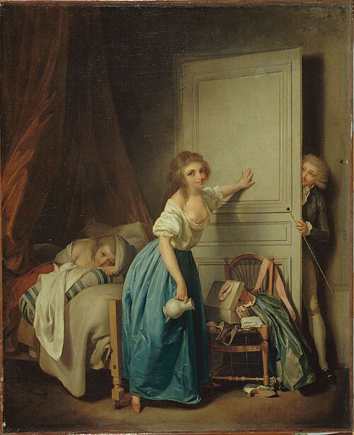 L'Indiscret, 1795, Louis-Léopold Boilly