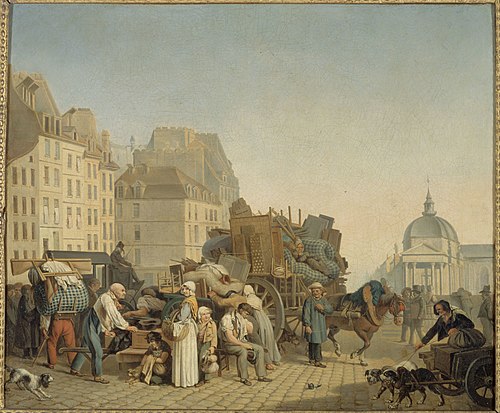 Les Déménagements, 1840, Louis-Léopold Boilly