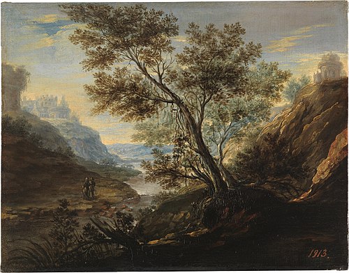 Landscape with Figures, 1740, Pedro Rodríguez de Miranda