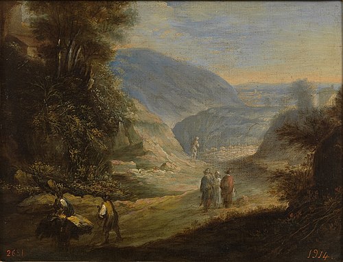 Paysage, 1740, Pedro Rodríguez de Miranda