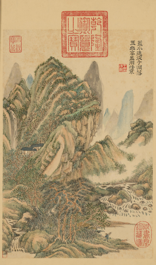 王时敏画杜甫诗意册, , Wang Shimin