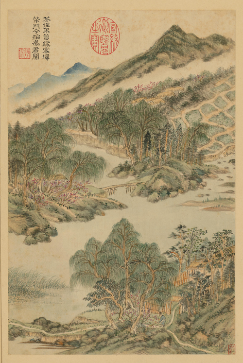 王时敏画杜甫诗意册, , Wang Shimin