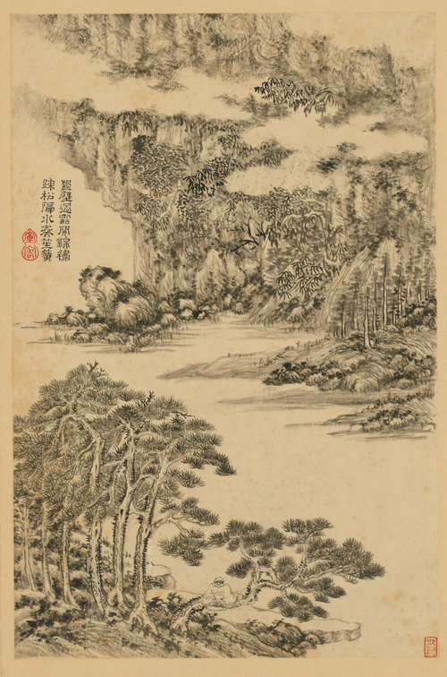 王时敏画杜甫诗意册, , Wang Shimin