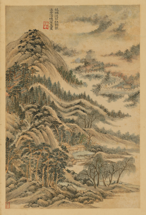 王时敏画杜甫诗意册, , Wang Shimin