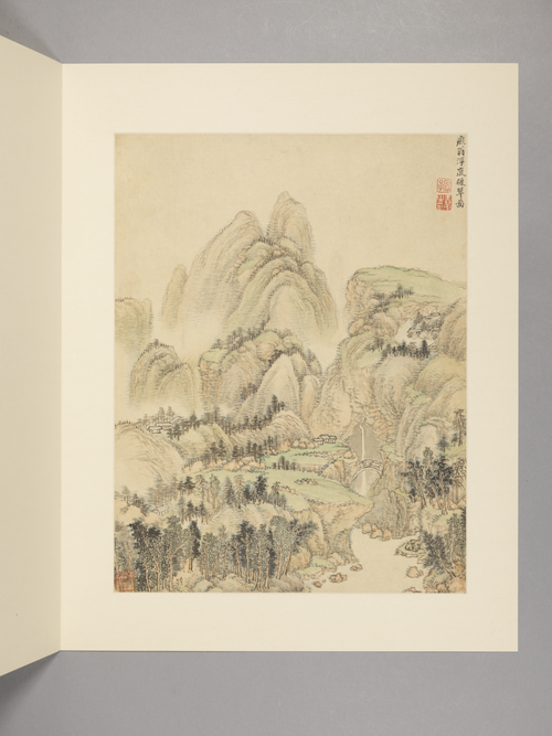 王翚仿古山水册, , Wang Hui