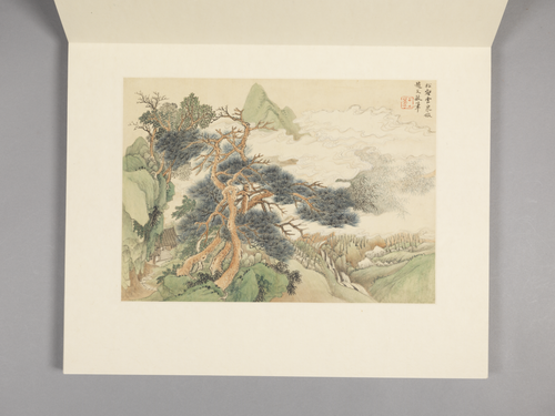 王翚仿古山水册, , Wang Hui