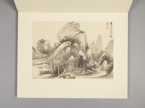 王翚仿古山水册, , Wang Hui