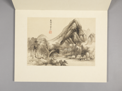 王翚仿古山水册, , Wang Hui