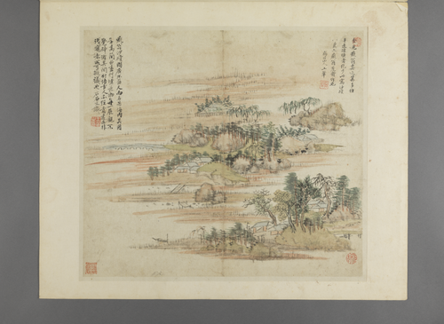 王翚仿古山水册, , Wang Hui