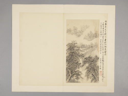 王翚拟前人诗意册, , Wang Hui