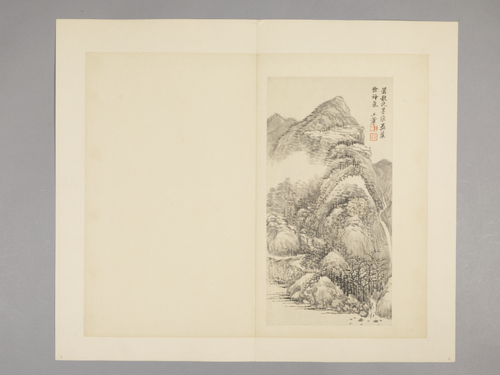 王翚拟前人诗意册, , Wang Hui