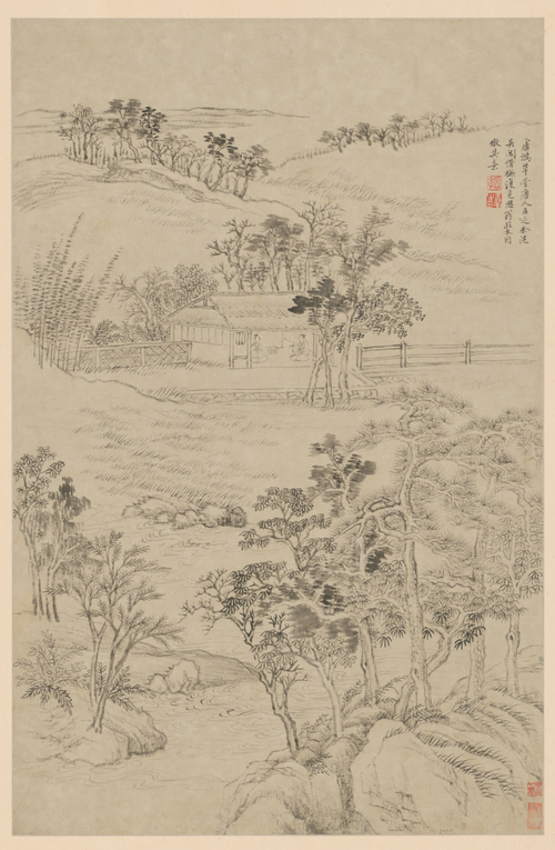 王翚仿古山水册, , Wang Hui
