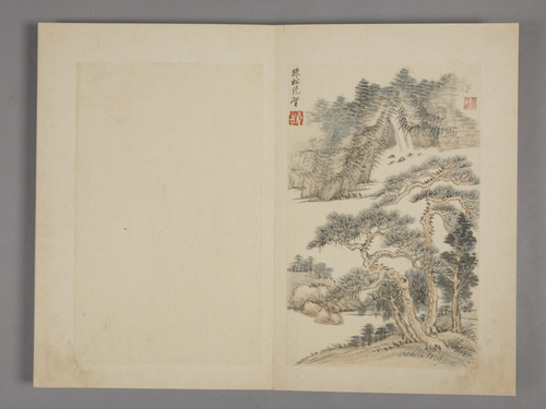 王翚仿古山水册, , Wang Hui