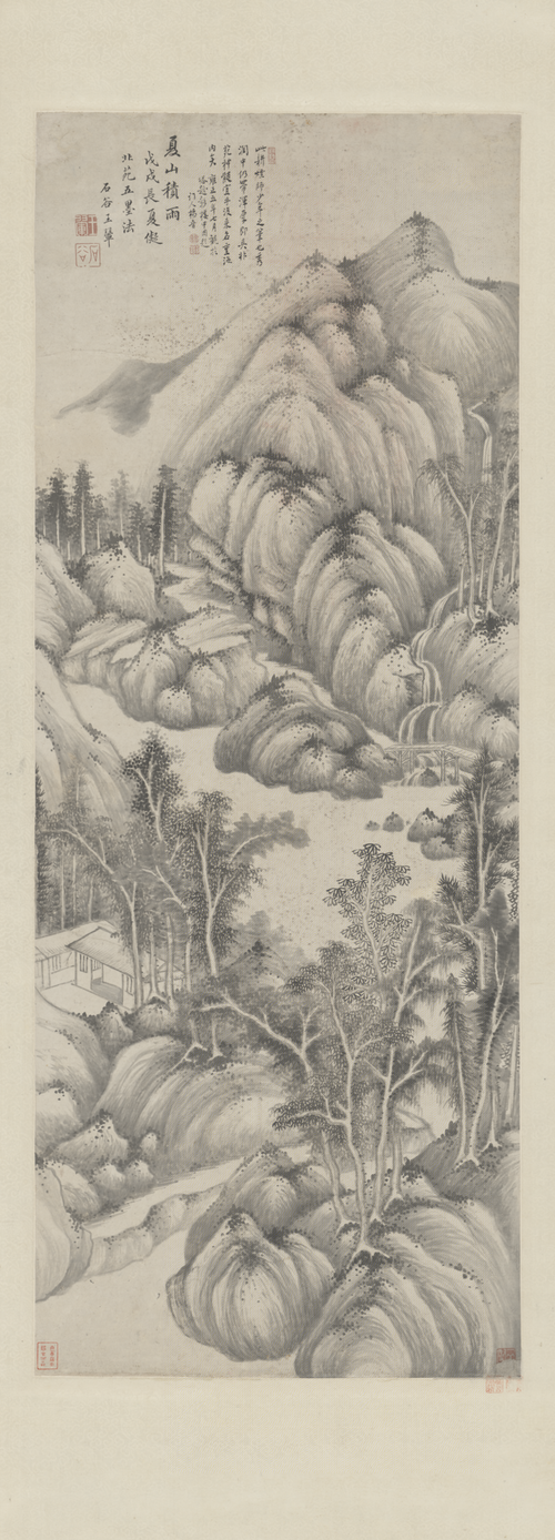 王翚夏山积雨轴, , Wang Hui