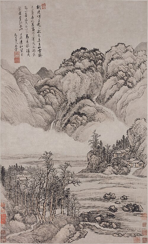 After Hu Yanhui’s Landscape in Light Colour, 1712, Wang Hui