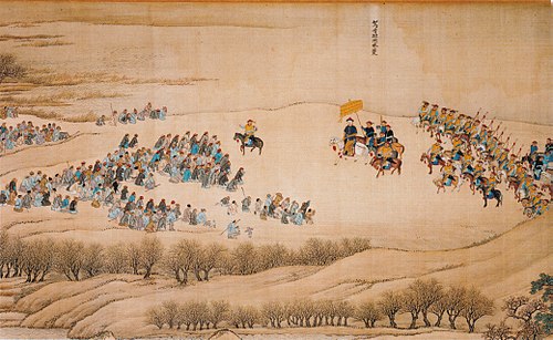 The Kangxi Emperor's Southern Inspection Tour, Scroll Two: Pingyuan to Ji'nan, , Wang Hui