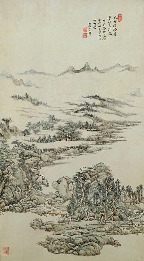 王原祁昌黎诗意图轴, , Wang Yuanqi