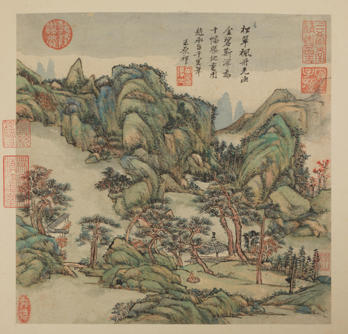 王原祁草堂十志图册, , Wang Yuanqi