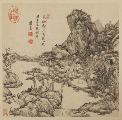 王原祁草堂十志图册, , Wang Yuanqi