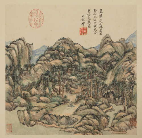王原祁草堂十志图册, , Wang Yuanqi