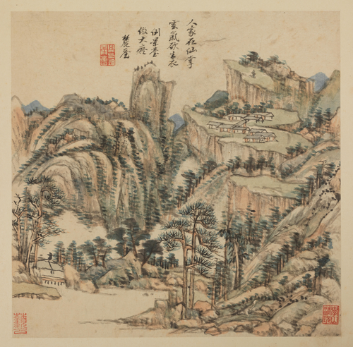 王原祁草堂十志图册, , Wang Yuanqi