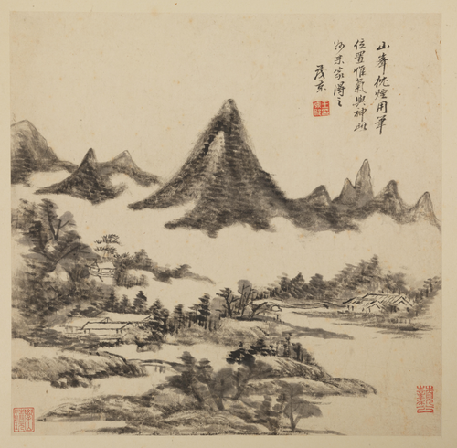 王原祁草堂十志图册, , Wang Yuanqi