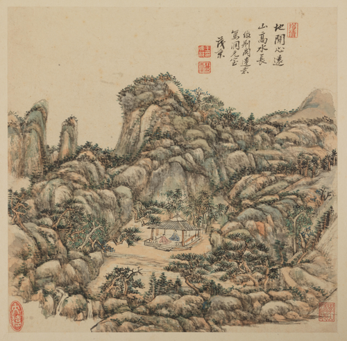 王原祁草堂十志图册, , Wang Yuanqi