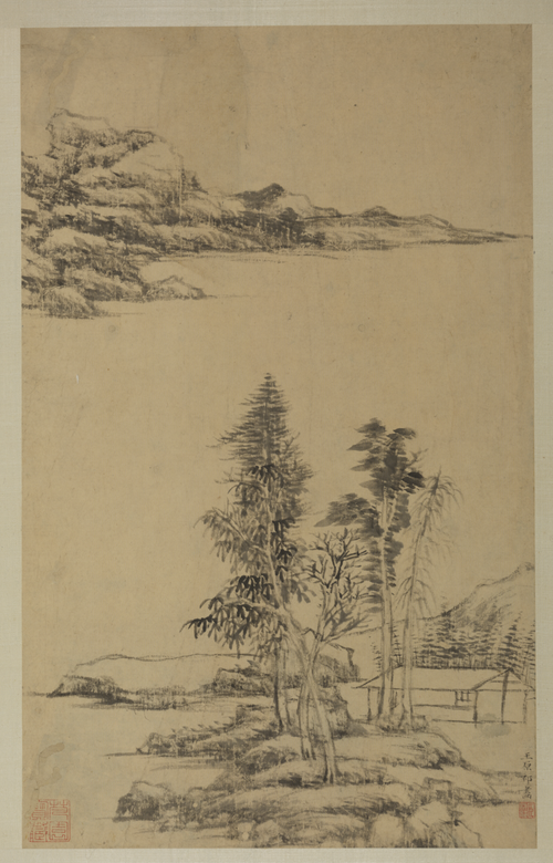 王原祁山水页, , Wang Yuanqi
