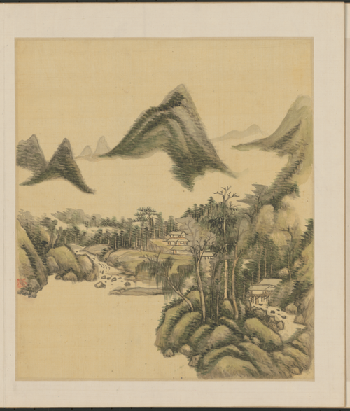 王原祁山水册, , Wang Yuanqi
