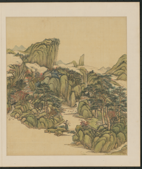 王原祁山水册, , Wang Yuanqi