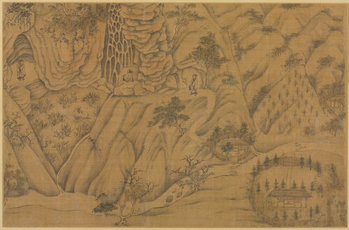 Dwelling in the Longmian ("Sleeping Dragon") Mountains, 1199, Li Gonglin