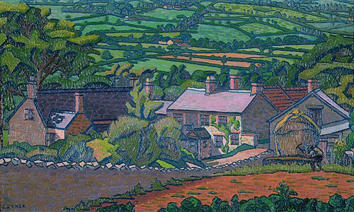 Clayhidon, Devon, 1913, Charles Ginner