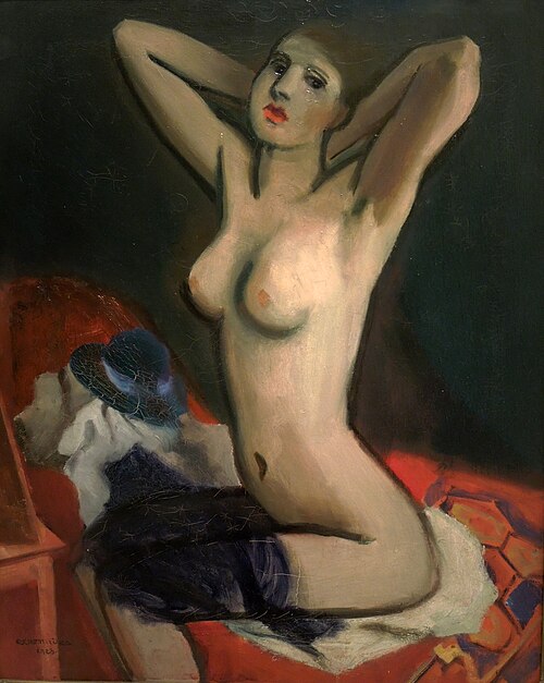Woman at Her Toilette, 1928, Rudolf Kremlička