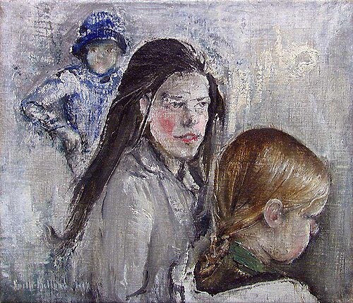Three Girls, 1917, Per Smith-Kielland
