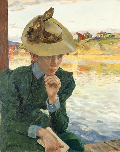 Scene from the Swedish West Coast, 1898, Carl Wilhelmson