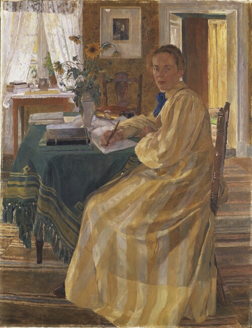 The Artist's Sister, 1899, Carl Wilhelmson