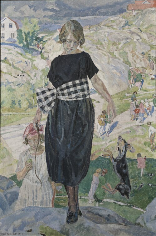 Jumping Dog, 1920, Carl Wilhelmson