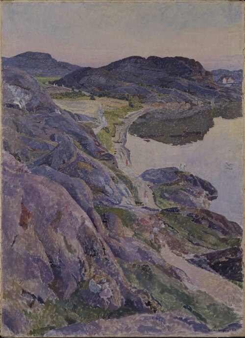 The Bögevik Road, 1919, Carl Wilhelmson