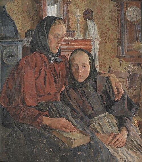 Sisters, 1898, Carl Wilhelmson