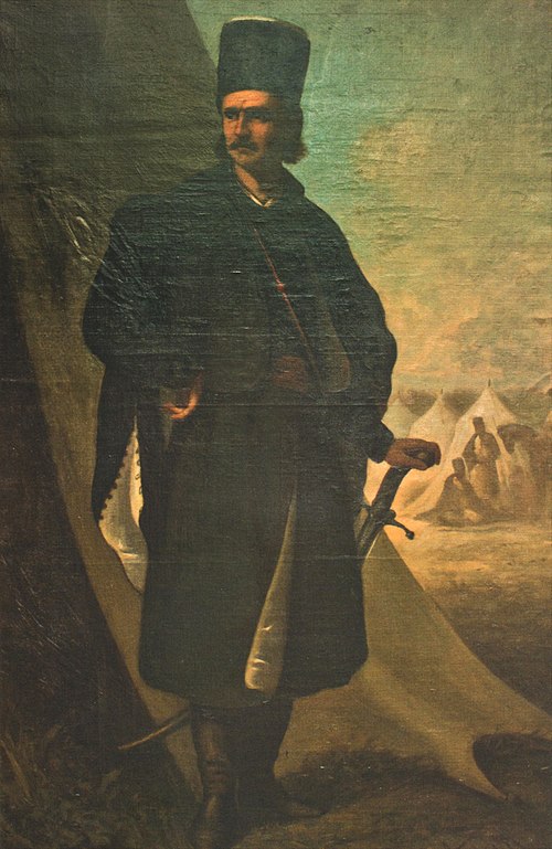 Portrait of Tudor Vladimirescu., 1874, Theodor Aman