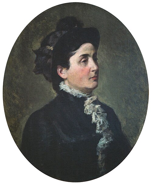 Portrait of Mrs. Fălcoianu, 1870, Theodor Aman