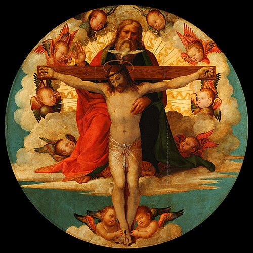 The Holy Trinity (Seat of mercy), 1516, Francesco Granacci