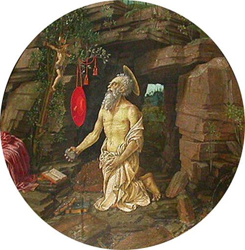 Saint Jerome in the Desert, 1490, Francesco Granacci