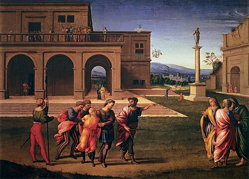 Joseph conduit en prison, 1515, Francesco Granacci