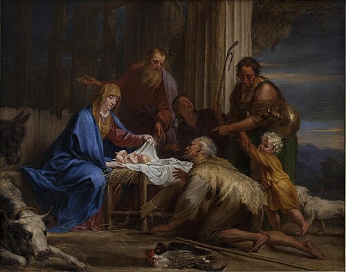 The Adoration of the Shepherds, 1655, Jan Boeckhorst