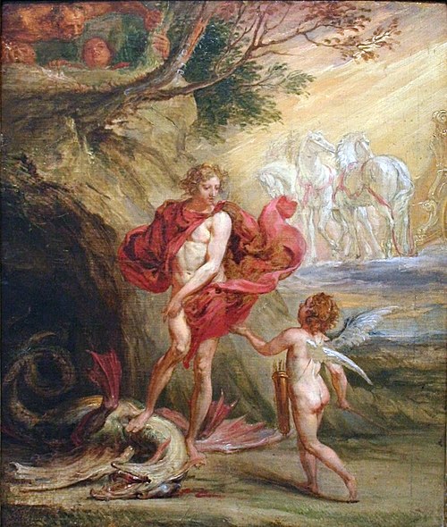Apollon et Python, 1650, Jan Boeckhorst