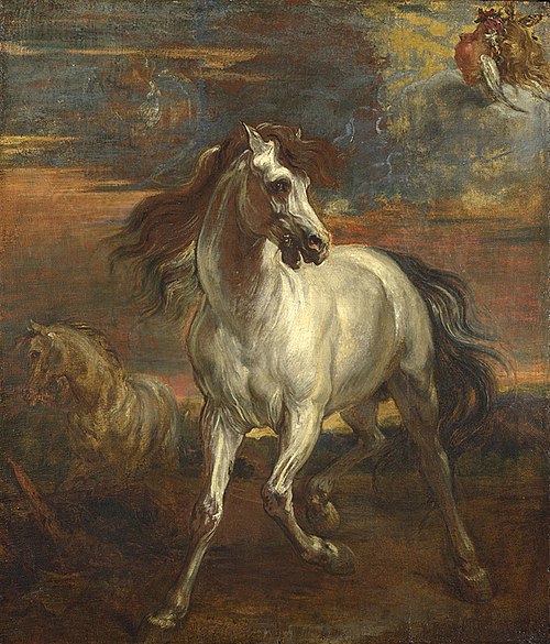 The Horses of Achilles, 1640, Jan Boeckhorst