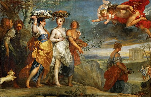 Mercury beholds Herse, 1650, Jan Boeckhorst