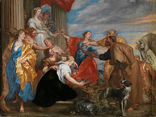 Achille parmi les filles de Lycomède, 1650, Jan Boeckhorst