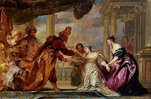 Esther before Ahasuerus, , Jan Boeckhorst